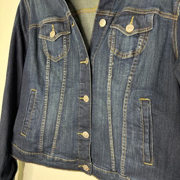 Torrid Denim Blue Jean Jacket 2 - Picture 3 of 6